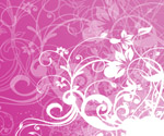 Swirly Red Pink Free Vector